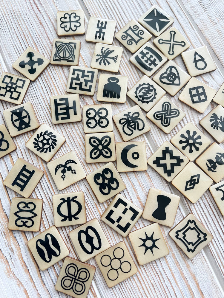 Adinkra Divination Tiles